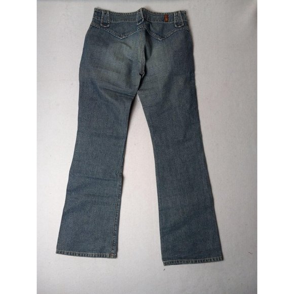 7 Seven bootcut size 26 blue denim jeans - Picture 5 of 10